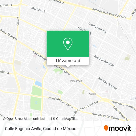 Mapa de Calle Eugenio Aviña