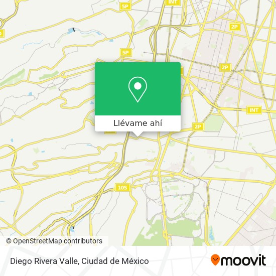 Mapa de Diego Rivera Valle