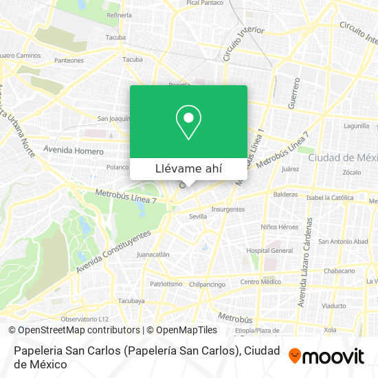 Mapa de Papeleria San Carlos (Papelería San Carlos)