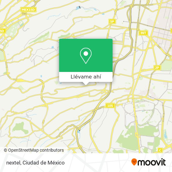 Mapa de nextel