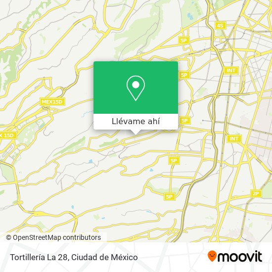 Mapa de Tortillería La 28
