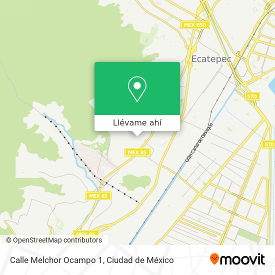 Mapa de Calle Melchor Ocampo 1