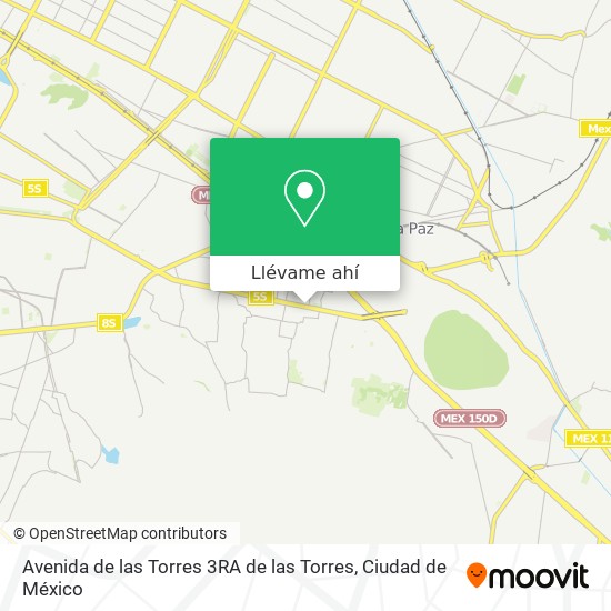 Mapa de Avenida de las Torres 3RA de las Torres