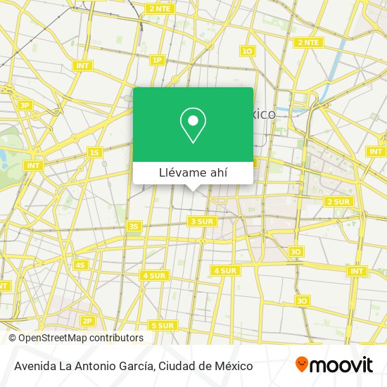 Mapa de Avenida La Antonio García