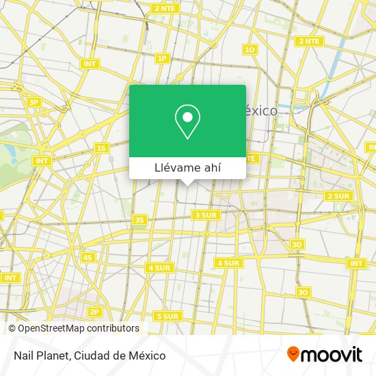 Mapa de Nail Planet