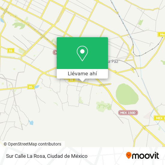 Mapa de Sur Calle La Rosa