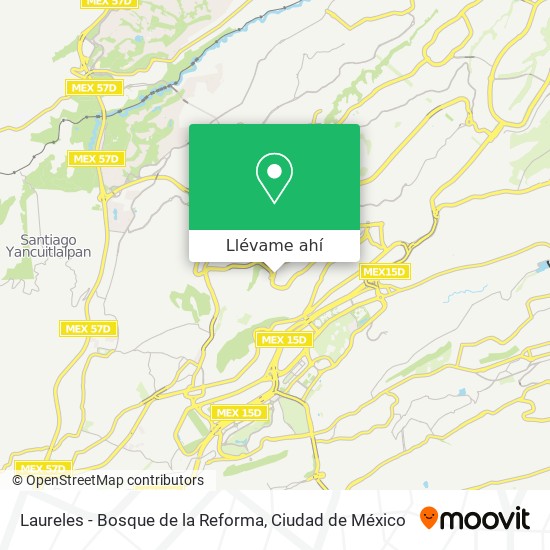 Mapa de Laureles - Bosque de la Reforma