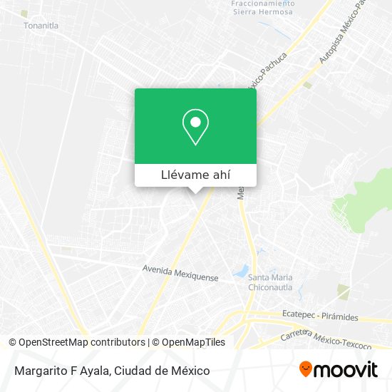 Mapa de Margarito F Ayala