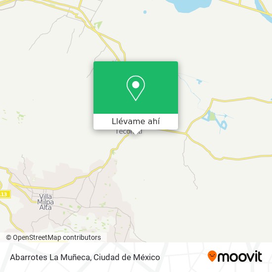 Mapa de Abarrotes La Muñeca