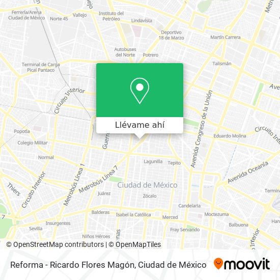 Mapa de Reforma - Ricardo Flores Magón