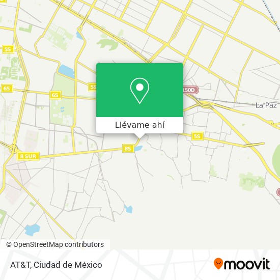 Mapa de AT&T