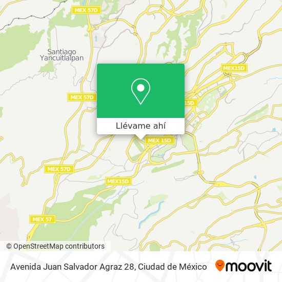 Mapa de Avenida Juan Salvador Agraz 28