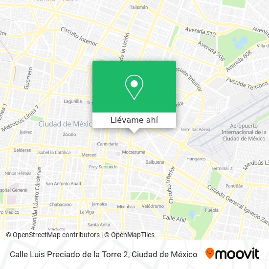Mapa de Calle Luis Preciado de la Torre 2