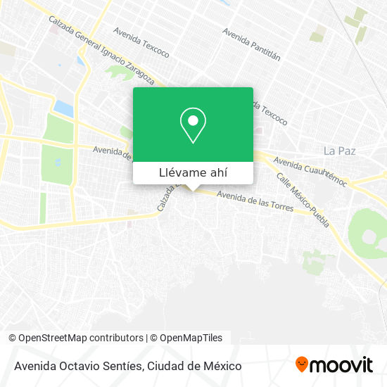 Mapa de Avenida Octavio Sentíes