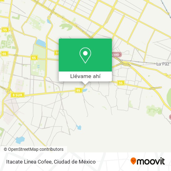 Mapa de Itacate Linea Cofee