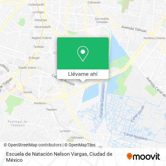 Mapa de Escuela de Natación Nelson Vargas