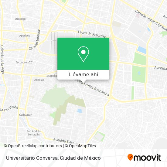 Mapa de Universitario Conversa