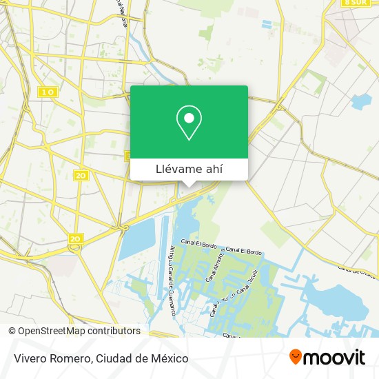 Mapa de Vivero Romero