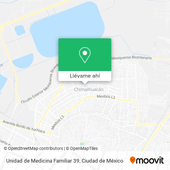 Mapa de Unidad de Medicina Familiar 39