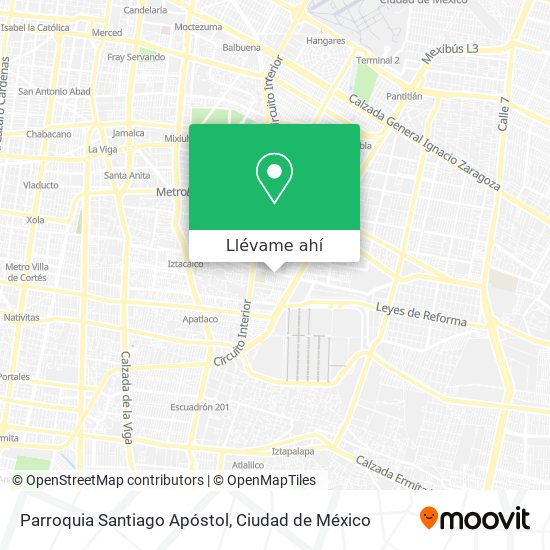 Mapa de Parroquia Santiago Apóstol