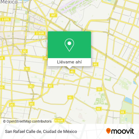 Mapa de San Rafael Calle de