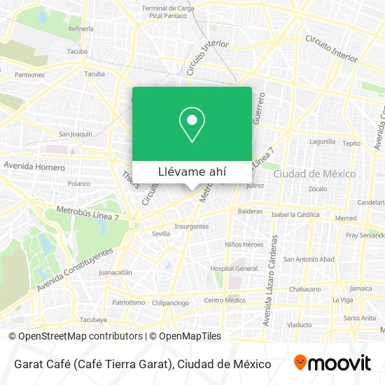 Mapa de Garat Café (Café Tierra Garat)