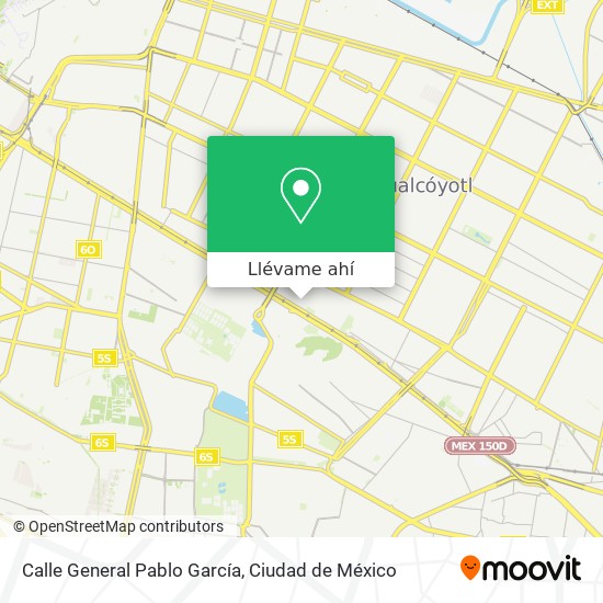 Mapa de Calle General Pablo García