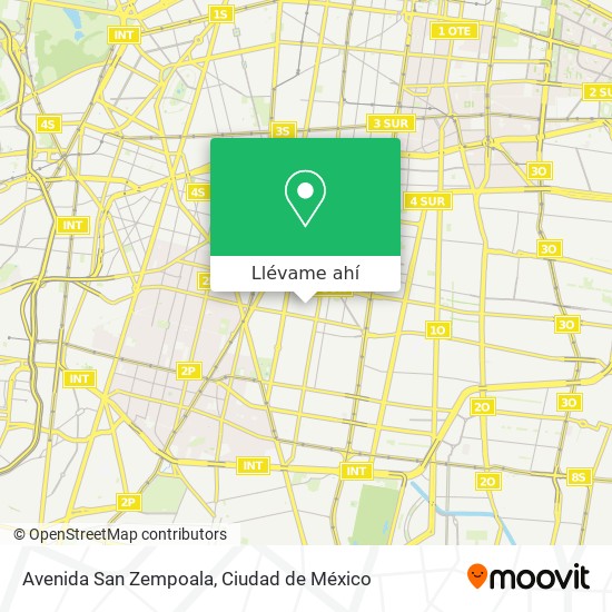 Mapa de Avenida San Zempoala