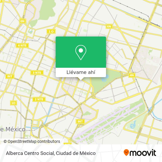 Mapa de Alberca Centro Social