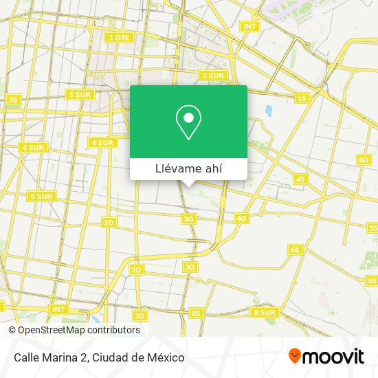 Mapa de Calle Marina 2
