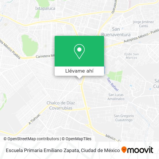 Mapa de Escuela Primaria Emiliano Zapata