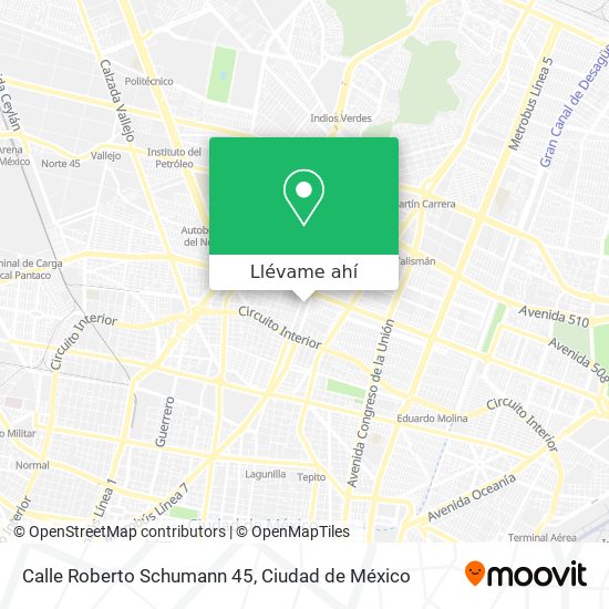 Mapa de Calle Roberto Schumann 45