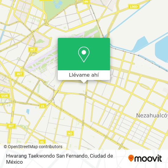 Mapa de Hwarang Taekwondo San Fernando