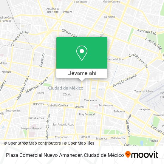 Mapa de Plaza Comercial Nuevo Amanecer