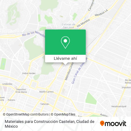 Mapa de Materiales para Construcción Castelan