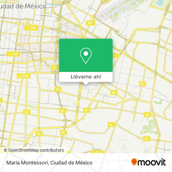 Mapa de María Montessori