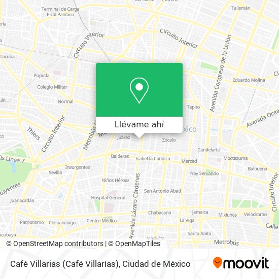 Cómo llegar a Café Villarias (Café Villarías) en Azcapotzalco en Autobús o  Metro?