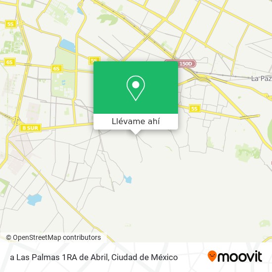 Mapa de a Las Palmas 1RA de Abril