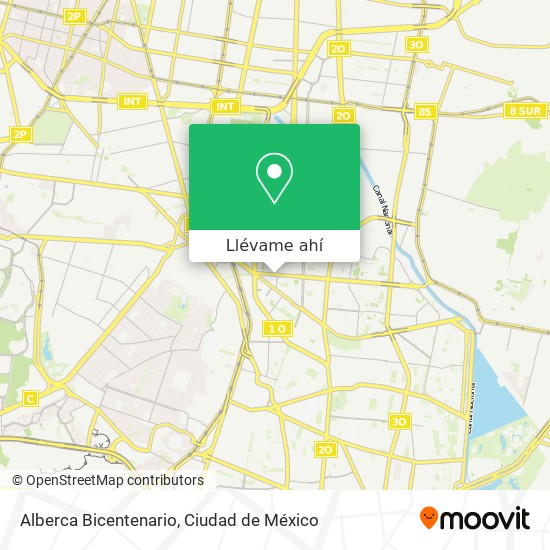 Mapa de Alberca Bicentenario