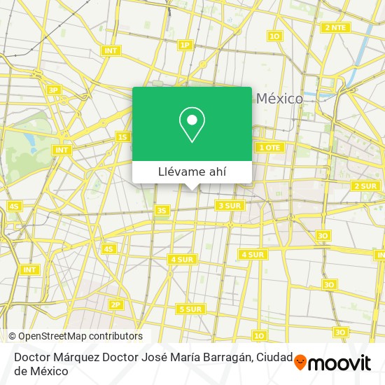 Mapa de Doctor Márquez Doctor José María Barragán