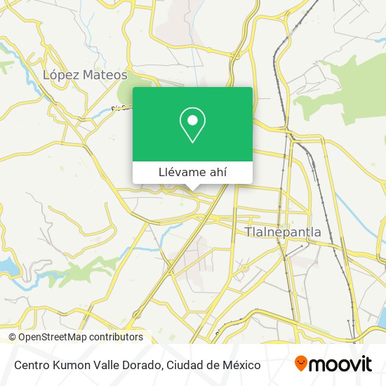 Mapa de Centro Kumon Valle Dorado