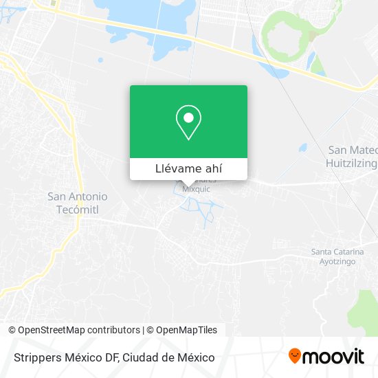 Mapa de Strippers México DF