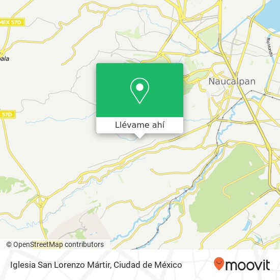 Mapa de Iglesia San Lorenzo Mártir, Santa Úrsula San Lorenzo Totolinga 1ra Secc