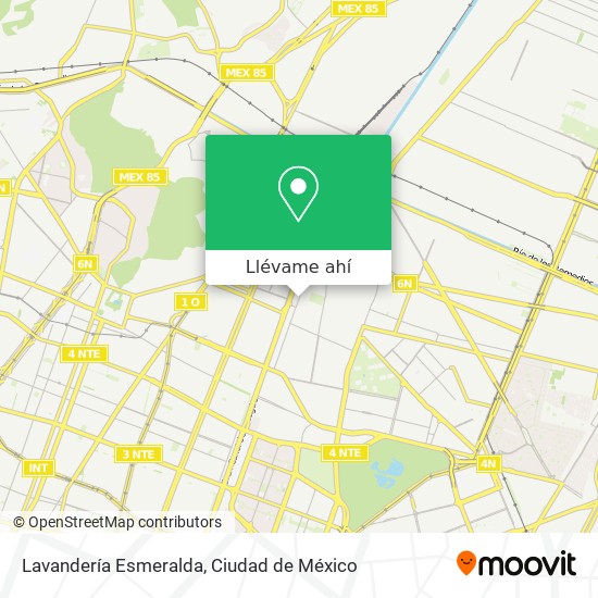 Mapa de Lavandería Esmeralda