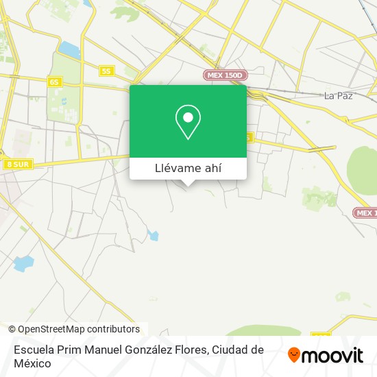 Mapa de Escuela Prim Manuel González Flores