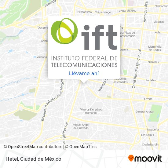 Mapa de Ifetel