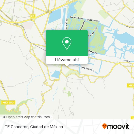 Mapa de TE Chocaron