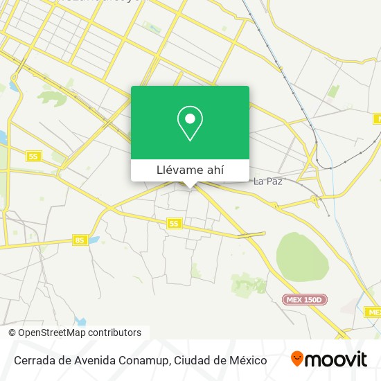 Mapa de Cerrada de Avenida Conamup