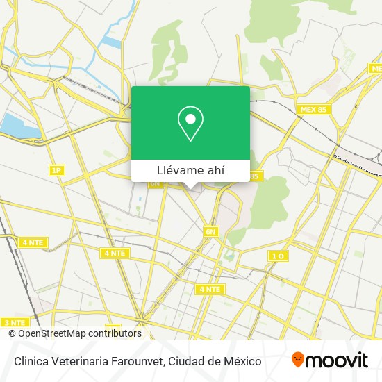 Mapa de Clinica Veterinaria Farounvet