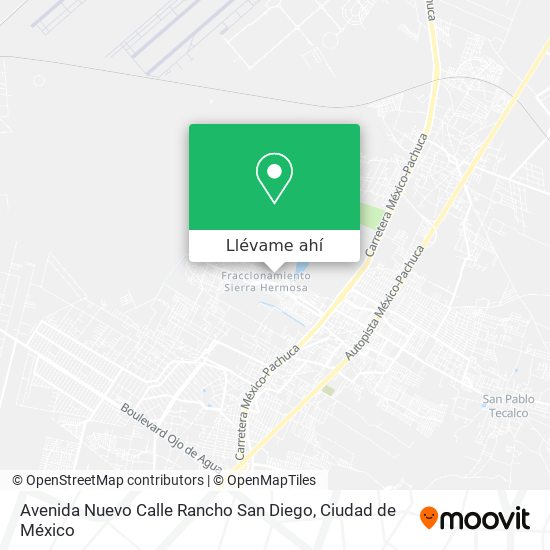 Cómo llegar a Avenida Nuevo Calle Rancho San Diego en Tecámac en Autobús?